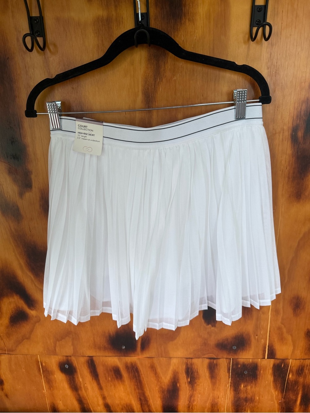 Calia by Carrie Underwood White Pleated Tennis Skort - Picture 2 of 4